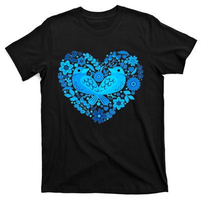 Secrets Blur Bird Heart T-Shirt