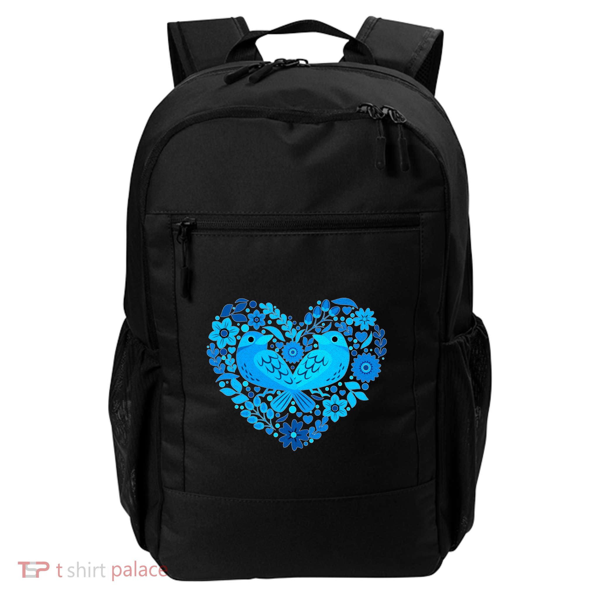 Secrets Blur Bird Heart Daily Commute Backpack
