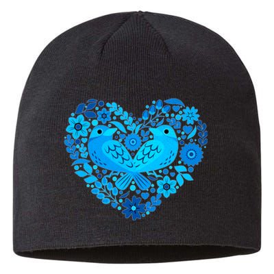 Secrets Blur Bird Heart Sustainable Beanie