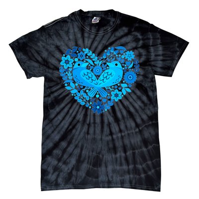 Secrets Blur Bird Heart Tie-Dye T-Shirt