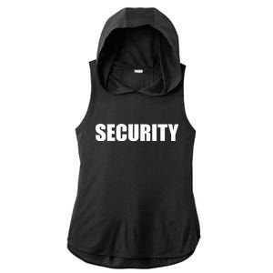 SECURITY Ladies PosiCharge Tri-Blend Wicking Draft Hoodie Tank