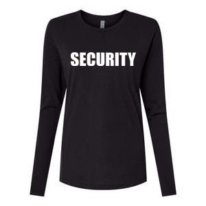 SECURITY Womens Cotton Relaxed Long Sleeve T-Shirt