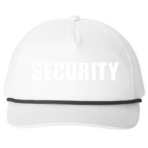 SECURITY Snapback Five-Panel Rope Hat