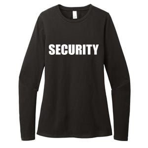 SECURITY Womens CVC Long Sleeve Shirt