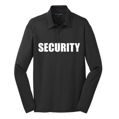 SECURITY Silk Touch Performance Long Sleeve Polo