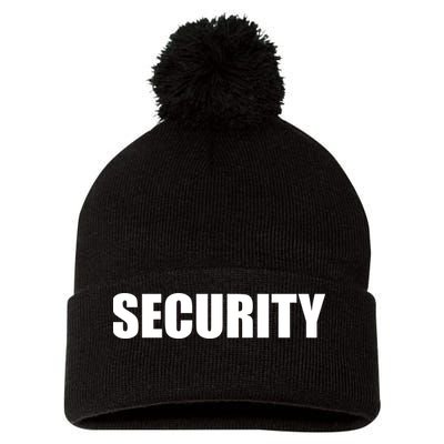 SECURITY Pom Pom 12in Knit Beanie
