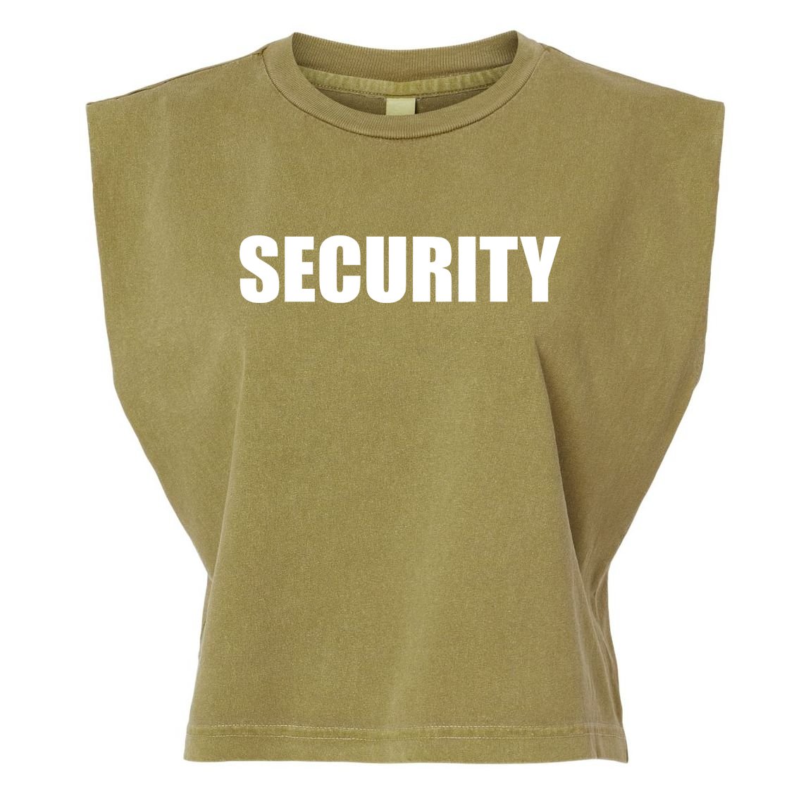 SECURITY Garment-Dyed Women's Muscle Tee