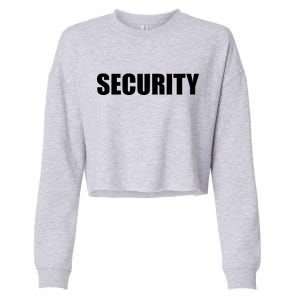 SECURITY Cropped Pullover Crew