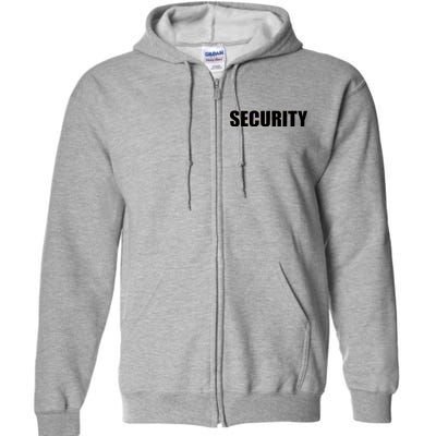 SECURITY Full Zip Hoodie