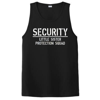 SECURITY Little Sister Protection Squad Funny Big Brother PosiCharge Competitor Tank