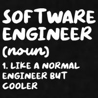 Software Engineer Definition Funny Engineering Ladies PosiCharge Tri-Blend Wicking Tank