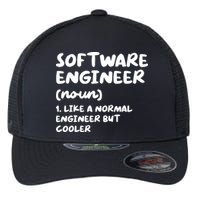 Software Engineer Definition Funny Engineering Flexfit Unipanel Trucker Cap
