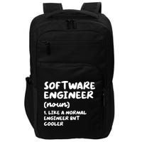 Software Engineer Definition Funny Engineering Impact Tech Backpack