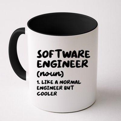 Software Engineer Definition Funny Engineering Mug