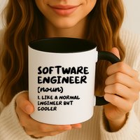 Software Engineer Definition Funny Engineering Mug
