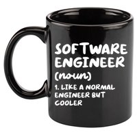 Software Engineer Definition Funny Engineering 11oz C Handle Ceramic Mug