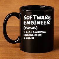 Software Engineer Definition Funny Engineering 11oz C Handle Ceramic Mug