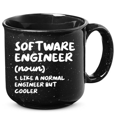 Software Engineer Definition Funny Engineering 15oz Campfire Ceramic Mug