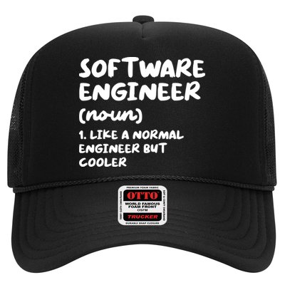 Software Engineer Definition Funny Engineering Trucker Hat