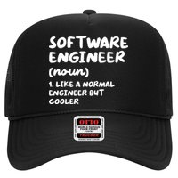 Software Engineer Definition Funny Engineering Trucker Hat
