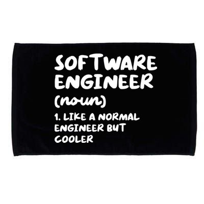 Software Engineer Definition Funny Engineering Microfiber Hand Towel