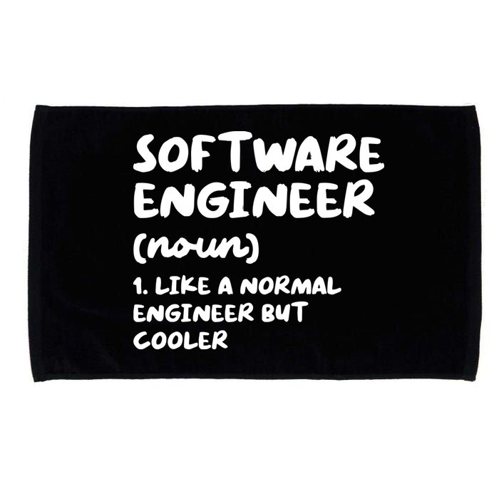Software Engineer Definition Funny Engineering Microfiber Hand Towel