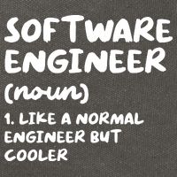 Software Engineer Definition Funny Engineering Cotton Canvas Backpack