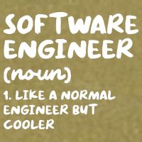 Software Engineer Definition Funny Engineering Garment-Dyed Women's Muscle Tee