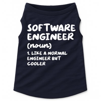 Software Engineer Definition Funny Engineering Doggie Tank