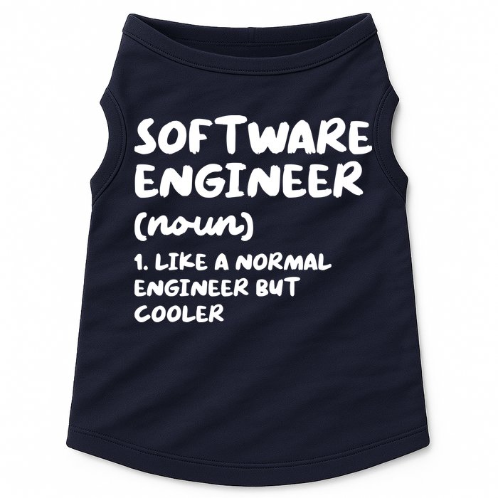 Software Engineer Definition Funny Engineering Doggie Tank