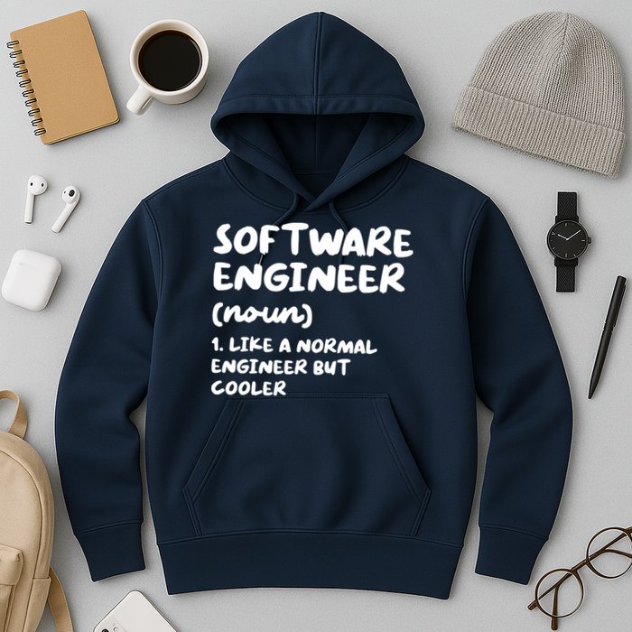 Software Engineer Definition Funny Engineering Hoodie