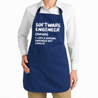 Software Engineer Definition Funny Engineering Apron