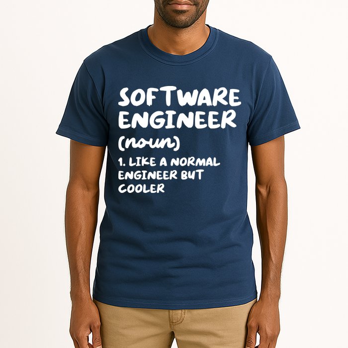 Software Engineer Definition Funny Engineering Tall T-Shirt