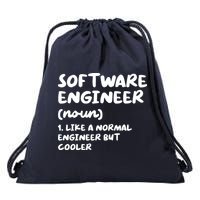 Software Engineer Definition Funny Engineering Drawstring Bag