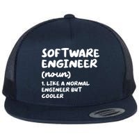 Software Engineer Definition Funny Engineering Flatbill Hat