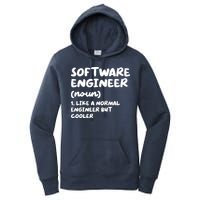 Software Engineer Definition Funny Engineering Women's Pullover Hoodie