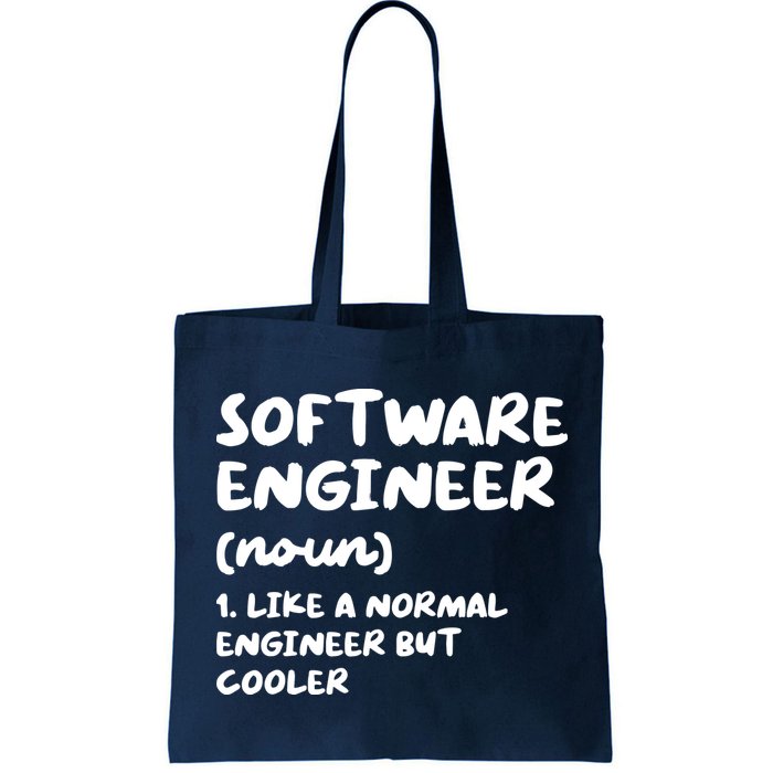 Software Engineer Definition Funny Engineering Bag