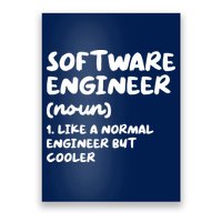 Software Engineer Definition Funny Engineering Poster