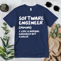 Software Engineer Definition Funny Engineering Premium T-Shirt