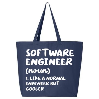 Software Engineer Definition Funny Engineering 25L Jumbo Tote