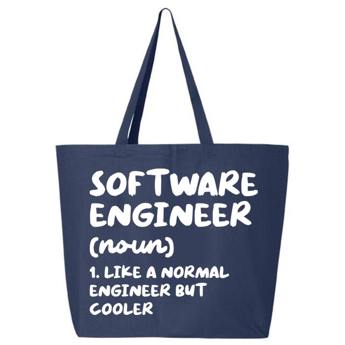 Software Engineer Definition Funny Engineering 25L Jumbo Tote