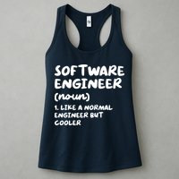 Software Engineer Definition Funny Engineering Womens Tank Top