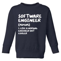 Software Engineer Definition Funny Engineering Toddler Sweatshirt