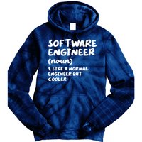 Software Engineer Definition Funny Engineering Tie Dye Hoodie