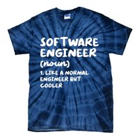 Software Engineer Definition Funny Engineering Tie-Dye T-Shirt