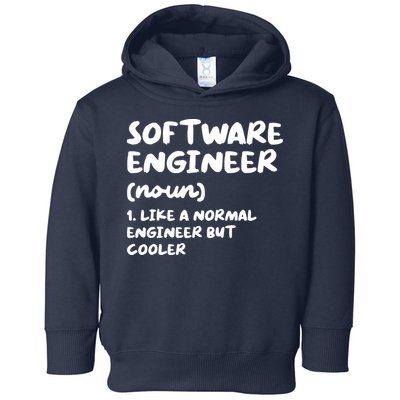 Software Engineer Definition Funny Engineering Toddler Hoodie