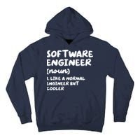Software Engineer Definition Funny Engineering Tall Hoodie