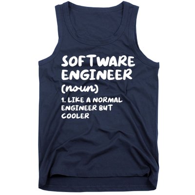 Software Engineer Definition Funny Engineering Tank Top