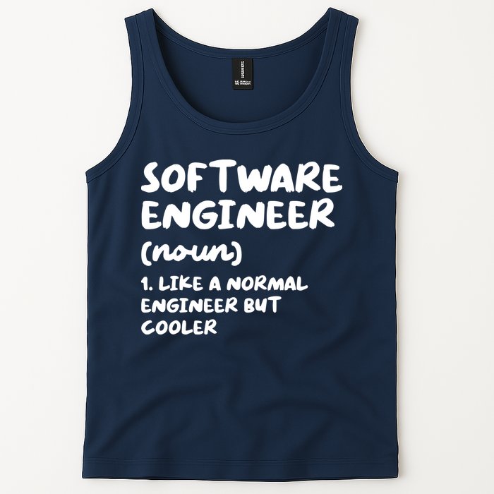 Software Engineer Definition Funny Engineering Tank Top