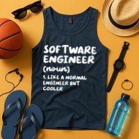 Software Engineer Definition Funny Engineering Tank Top